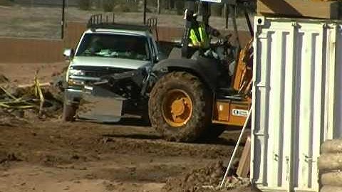 CASE 570MXT Loader Tool Carrier Grading