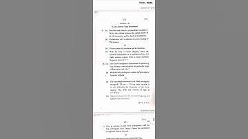 Communication Electronics paper 2018 M.Sc.( I sem) Physics ( Kumaun & Ssj university)