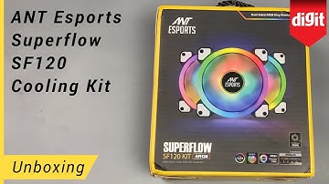 ANT Esports Superflow SF120 Cooling Kit Unboxing