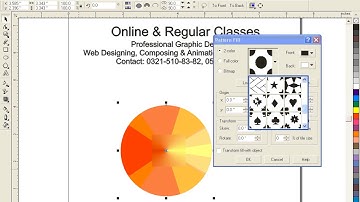 Corel draw tutorials in urdu part 3 Lesson-2 Tools [Tool 12]