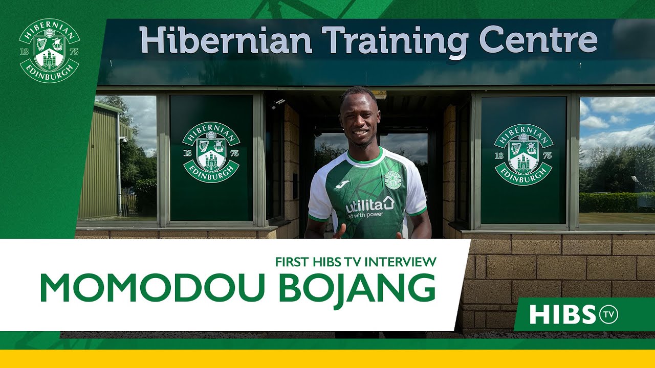 'I Can't Wait To Get Playing' - Momodou Bojang's First Hibs TV Interview! | Hibernian FC