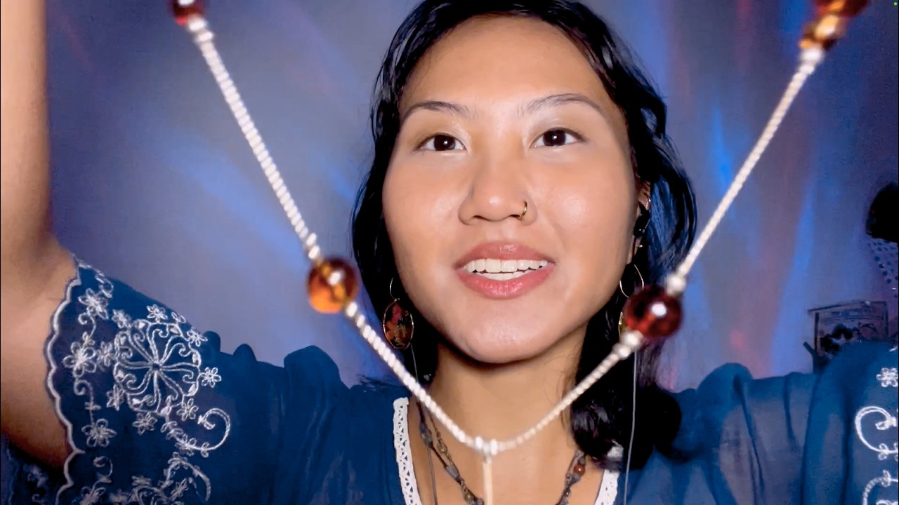 ASMR Tapping You To Sleep With Bead Necklaces