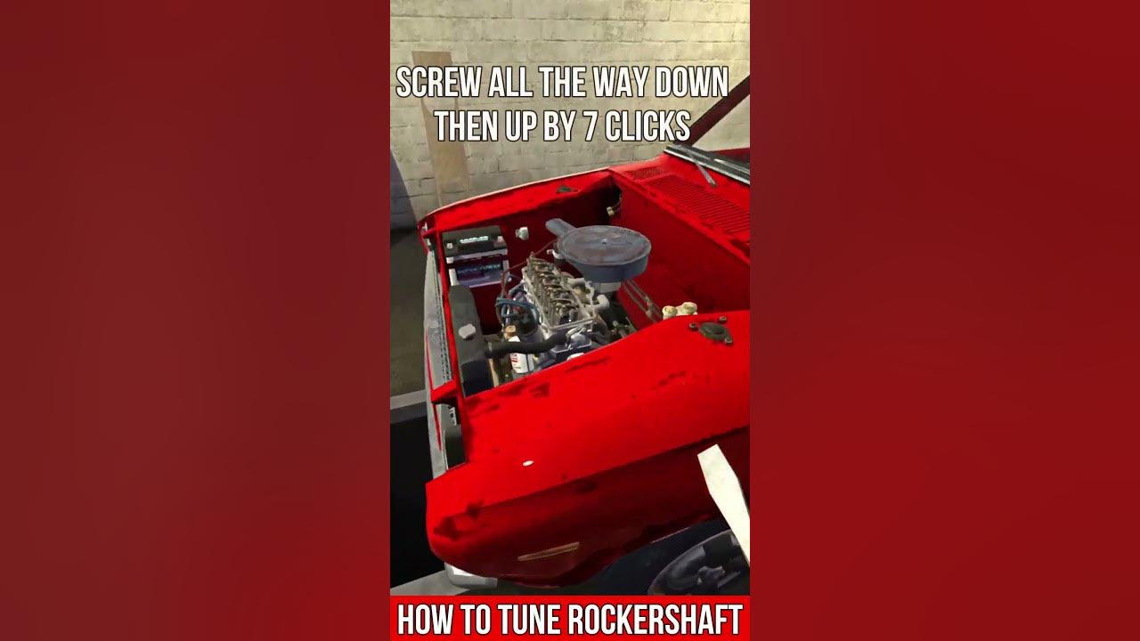 My Summer Car How to tune the rockershaft in less than 30 seconds