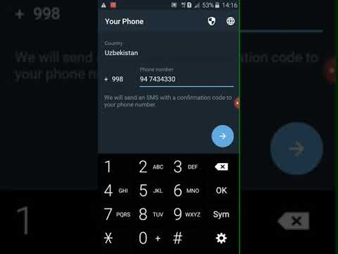 Telegram ochish 2023//Telegramga kod kelmaganda 100 ishlaydi