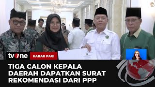 PPP Berikan Surat Rekomendasi Kepada Tiga Paslon Kepala Daerah | Kabar Pagi tvOne PPP Berikan Surat Rekomendasi Kepada Tiga Paslon Kepala Daerah | Kabar Pagi tvOne