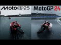 MotoGP 25 vs. MotoGP 24 Weather Effects Rainy Comparison (4K/60FPS)