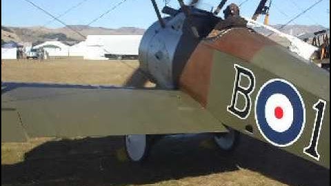 Sopwith Camel Startup Classic Fighters Omaka