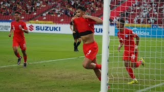 Ikhsan Fandi scores the equaliser for Singapore vs Indonesia! | AFF Suzuki Cup 2020