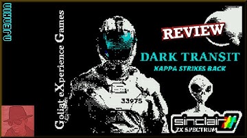 Dark Transit II - Kappa Strikes Back : Homebrew 2021 - on the ZX Spectrum 128K !! with Commentary