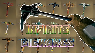 I got so many pickaxes parts that I can make an infinity of it in Deep Rock Galactic