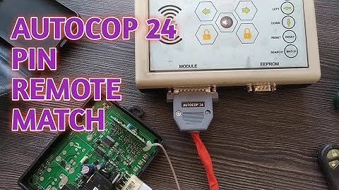 Autocop 24 pin remote match