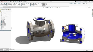 SolidWorks Tutorial 2020, Exercise nr. 42 Body Valve! Learn from Home! :D