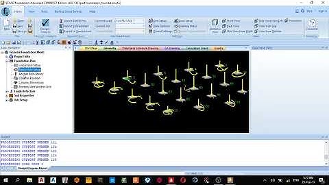 How to design an isolated pad base foundation on staad foundation  advanced