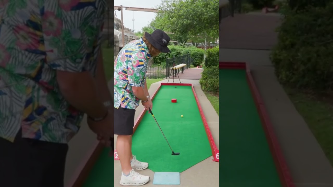 Worst Way to Mini Golf..  😂