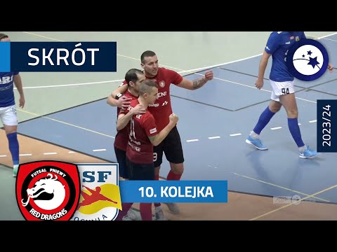 Red Dragons Pniewy - BSF ABJ Bochnia 3:2 | SKRÓT | 10. kolejka (2023/24)