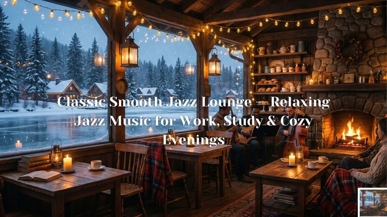 Classic Smooth Jazz Lounge — Relaxing Jazz Music for Work, Study & Cozy ...