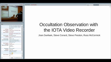 The IOTA video app,  a new way of recording occultations