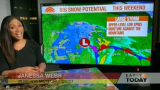 Janessa Webb: "A feet of snow"