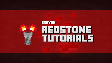 Minecraft Redstone Tutorial: Ep.1 Automatic lighting & Redstone Basics
