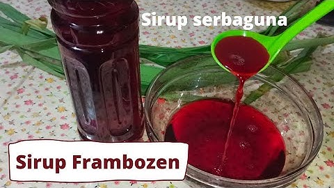 Thumbnail of Cara membuat sirup Frambozen || sirup serbaguna untuk aneka minuman || sirup homemade