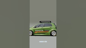 Turning my favorite car into 3d Render [Yaris] #Toyota #trending #shorts #blender #racing