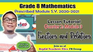 Functions and Relations (Math 8 - Quarter 2: Module 3)