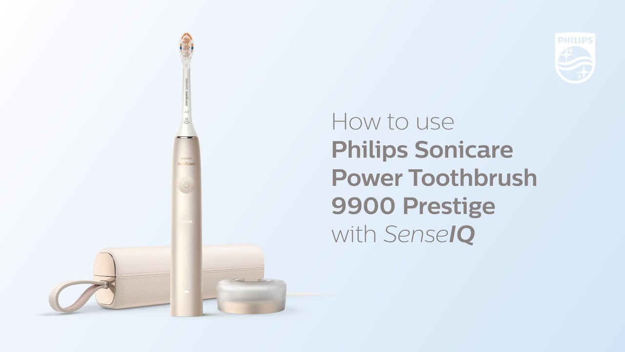 How to use Philips Sonicare 9900 Prestige with SenseIQ YouTube