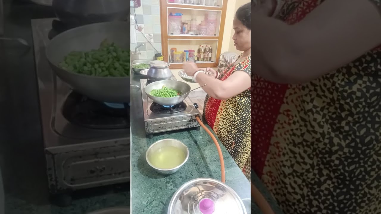 Mix sobji, Dim bhaja ebong Shaak bhaja 😋