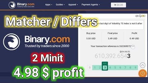 Binary matcher/differs 1tick strategy | 95% | Mobile phone |Sinhala☑🇱🇰 || phone podda | #phone_podda
