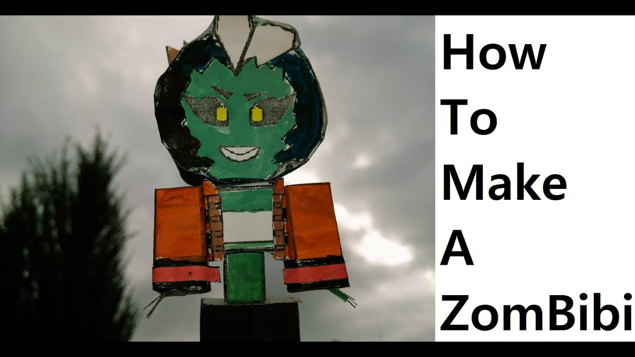 How to make a paper ZomBibi (Brawl Stars ) Papercraft toy ...