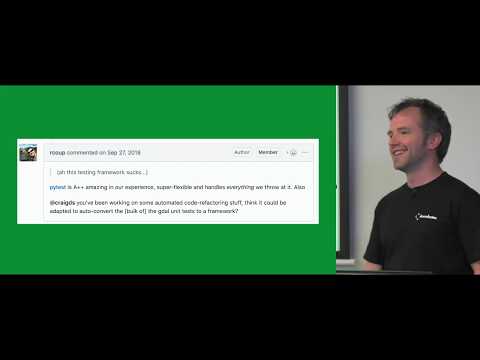 Craig de Stigter - How I auto-refactored GDAL's test suite