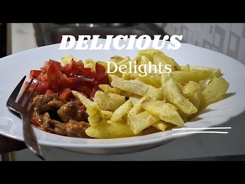 how to make crispy  delicious Fries 🍟 with miss odero