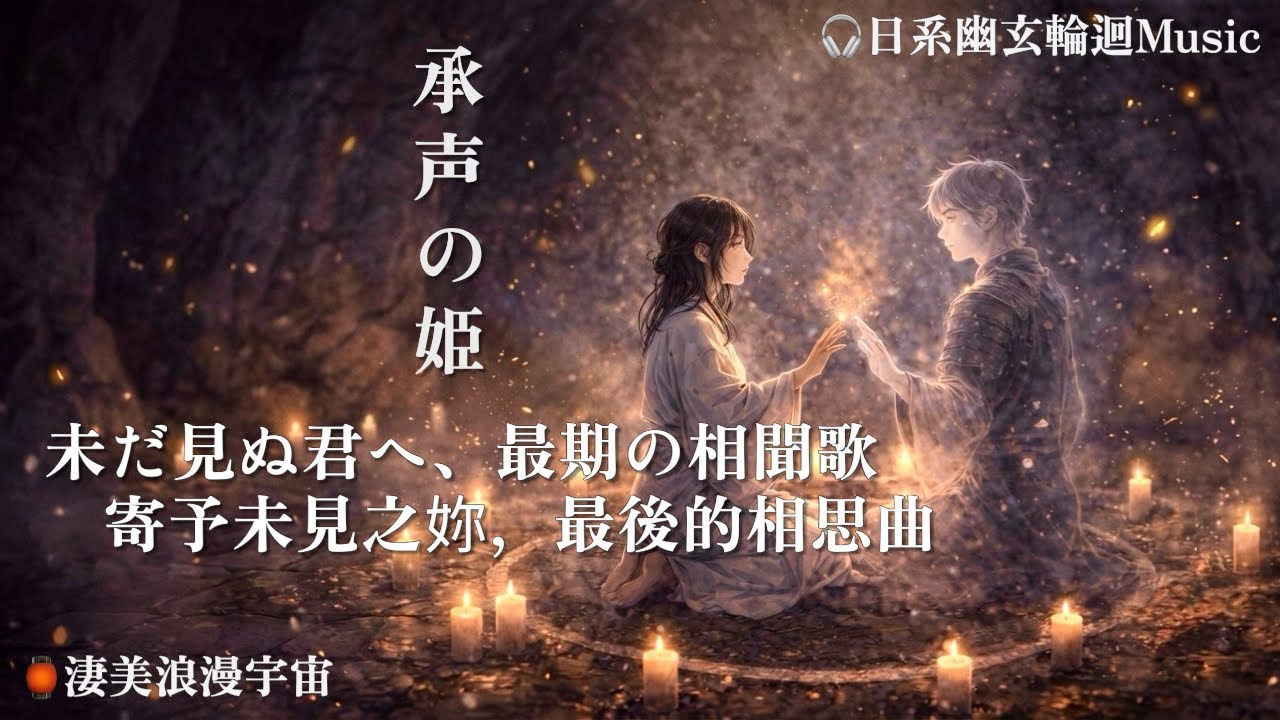 🏮日系憑依鎮魂Music《承声の姫 承聲之姬》未だ見ぬ君へ、最期の相聞歌。 寄予未見之妳，最後的相思曲｜豎屏中字