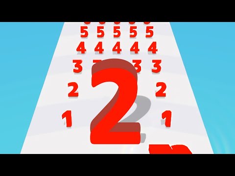 NUMBER MASTER  PLAY AS RED ! 😯 (Run and Merge, Gameplay)