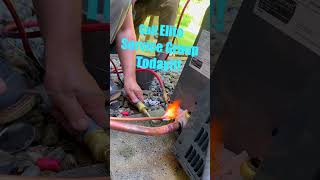 Koperen Leidingen Solderen Hvac-Installatieactie Elite Service Group