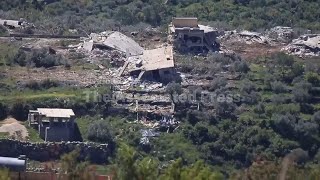 Views across southern Lebanon show widespread destruction from Israel's razing of villages