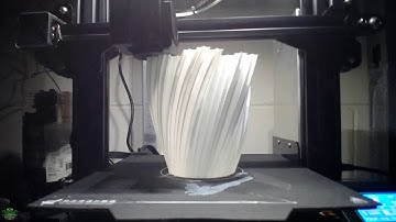 Creality Ender 3 Pro Koch Snowflake Vase 3D Print Time Lapse