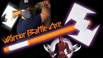 Amazing Warrior Battle Axe || How to make paper battle axe