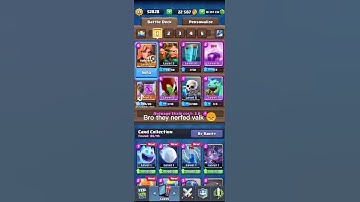 *NEW* Valkyrie Nerf! 🤩😔😳 【Clash Royale】#cr #clashroyale #supercell #shorts