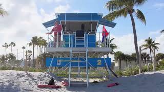 Spring Break Crowd at Dania Beach Florida | Walking to the Atlantic Shoreline 🌊☀️