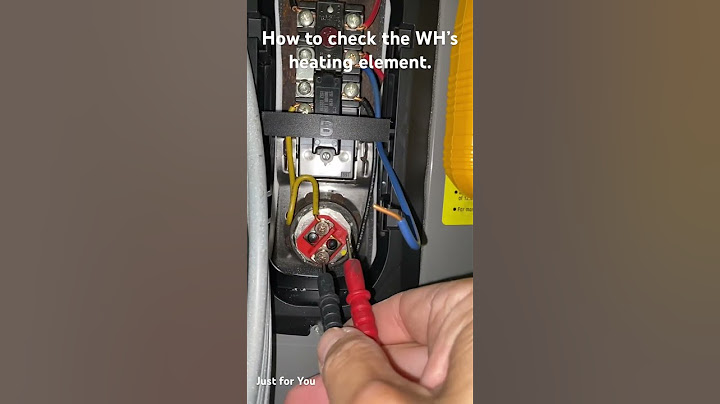 Water NOT hot enough? Hot water runs out QUICKLY? Heating element could be bad. How to check. DIY