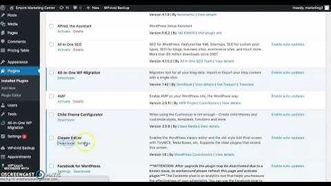 Wordpress Page Editing problem Solved