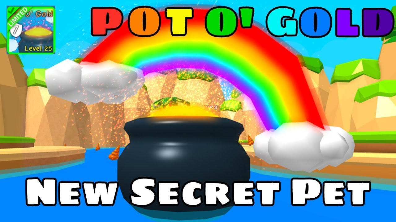 new-secret-pet-pot-o-gold-best-rarest-pet-bubble-gum-simulator-youtube