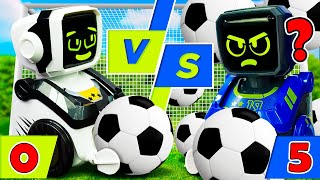 Видео для мальчиков: Распаковка РОБОТОВ с Федей Капуки Кануки. Роботы играют в футбол