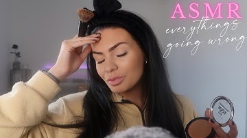 ASMR Get Ready With Me *fail* 🤦🏻‍♀️ (whispered chit chat / rambles)
