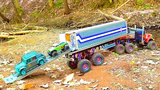 10x10x10 OPTiMUS OVERKiLL COMMAND CENTER Semi Truck - More than Meets the Eye | RC ADVENTURES