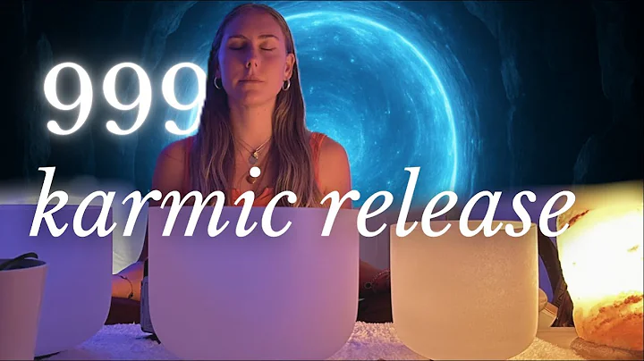 Karmic Release Sound Bath | 999 Portal Crystal Singing Bowl Meditation ✨