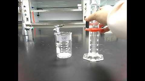 Sample Preparation of KHP for Titration