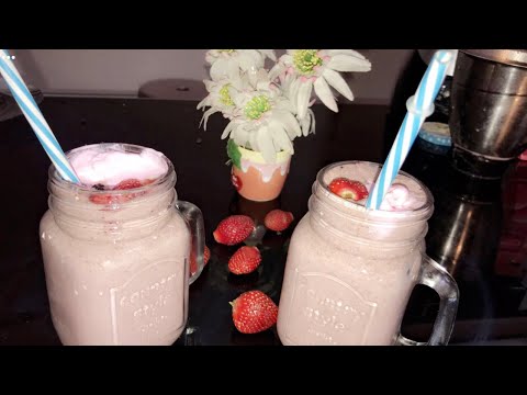 strawberry-oreo-thick-milkshake||-vrittika-ahuja