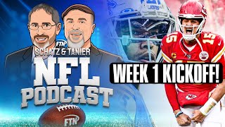 NFL Week 1 Preview w/ Aaron Schatz & Mike Tanier!! | Week 1 NFL Predictions |  NFL Picks | DVOA